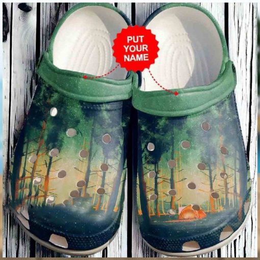 Camping In The Forest Crocs Clogs Gift