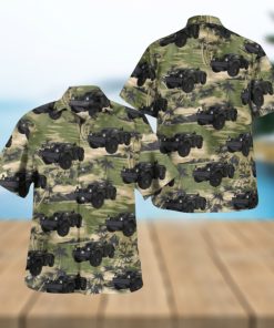 Canadian Army Ferret Scout Car Hawaiian Shirt