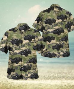 Canadian Army Ferret Scout Car Hawaiian Shirt