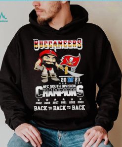 Captain Fear Buccaneers 2023 NFC South Division Champions back to back to back shirt