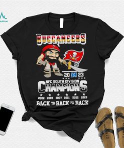 Captain Fear Buccaneers 2023 NFC South Division Champions back to back to back shirt