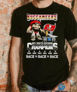 Captain Fear Buccaneers 2023 NFC South Division Champions back to back to back shirt