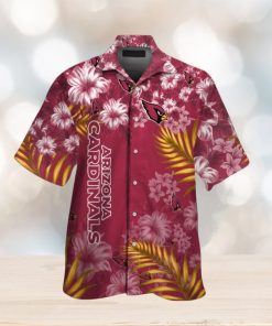 Cardinals Arizona Tropical Design Hawaiian Short Sleeve Elegance Shirt
