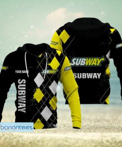 Caro Pattern SUBWAY Logo New Personalized 3D Hoodie For Men And Women