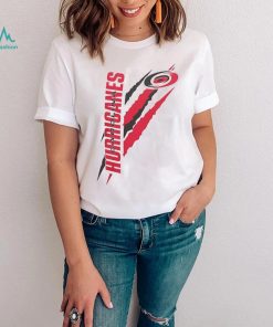 Carolina Hurricanes Starter White Color Scratch T Shirt