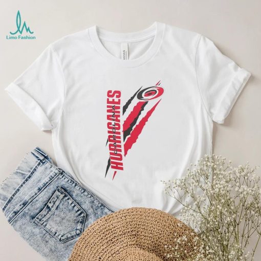 Carolina Hurricanes Starter White Color Scratch T Shirt