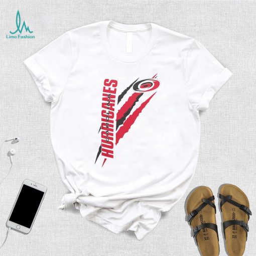 Carolina Hurricanes Starter White Color Scratch T Shirt