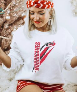 Carolina Hurricanes Starter White Color Scratch T Shirt