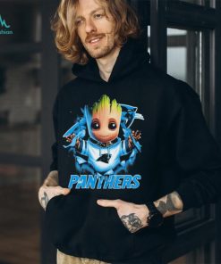 Carolina Panthers Baby Groot Blood Inside Me Shirt