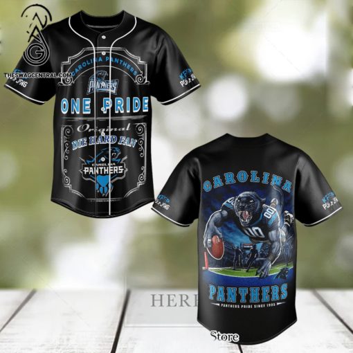 Carolina Panthers Classic All Over Print Baseball Jersey