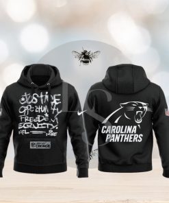 Carolina Panthers NFL Justice Opportunity Equity Freedom Hoodie 3D