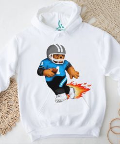 Carolina Panthers football bear fire shirt