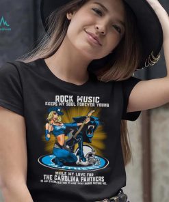 Carolina Panthers rock music keep my soul forever young shirt