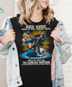 Carolina Panthers rock music keep my soul forever young shirt
