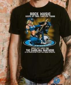 Carolina Panthers rock music keep my soul forever young shirt