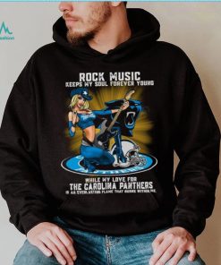 Carolina Panthers rock music keep my soul forever young shirt