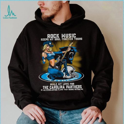 Carolina Panthers rock music keep my soul forever young shirt
