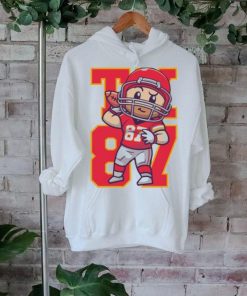 Cartoon Travis Kelce Playing Football 3D shirt