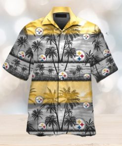 Casual Beachwear Pittsburg Steelers Hawaiian Shirt Short Sleeve