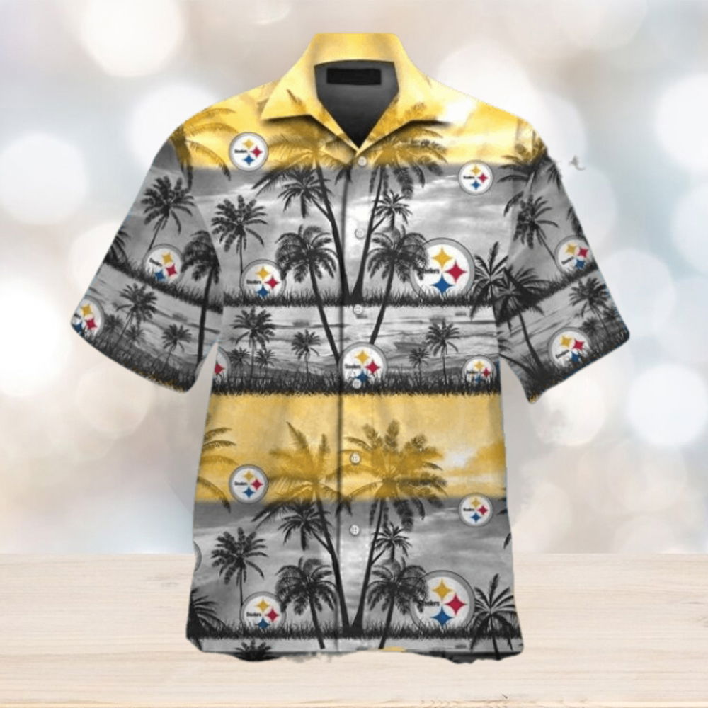 Casual Beachwear Pittsburg Steelers Hawaiian Shirt Short Sleeve Casual Beachwear Pittsburg Steelers Hawaiian Shirt Short Sleeve