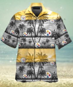 Casual Beachwear Pittsburg Steelers Hawaiian Shirt Short Sleeve