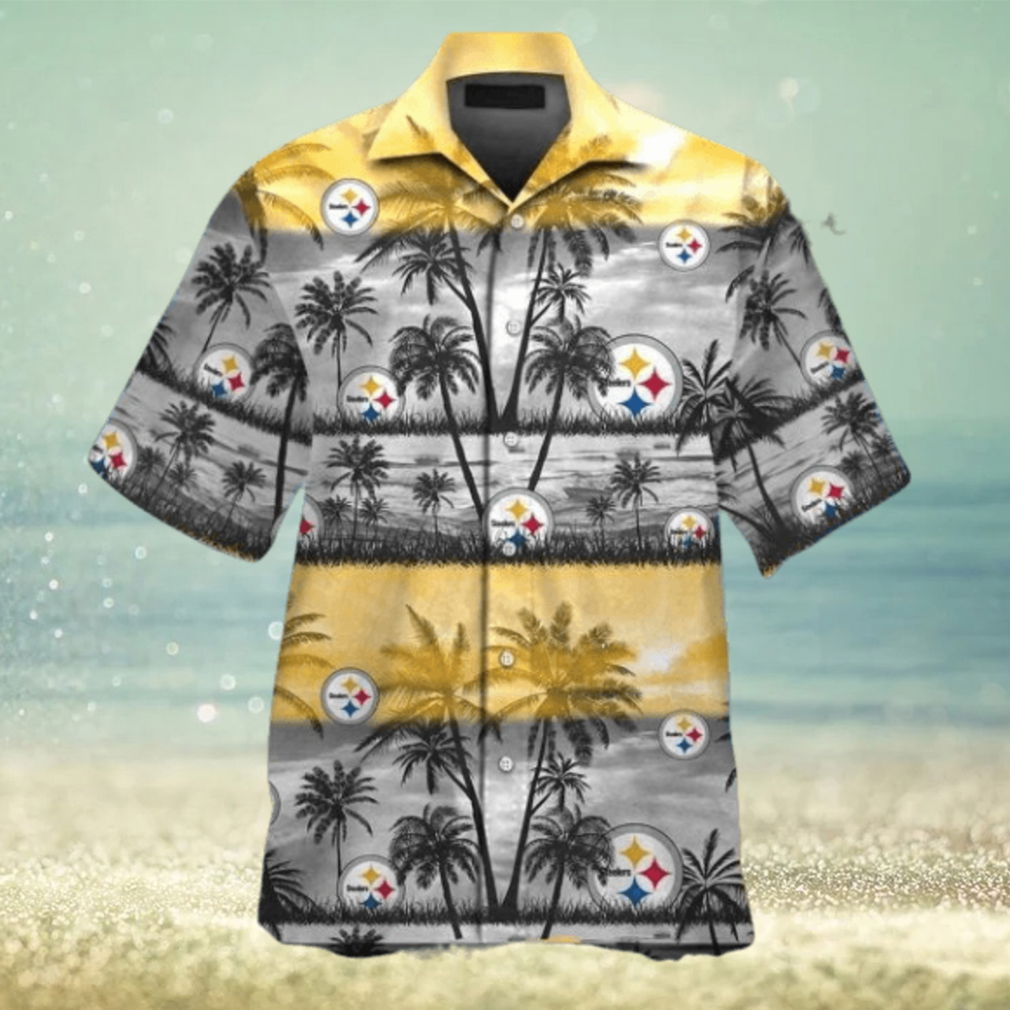 Casual Beachwear Pittsburg Steelers Hawaiian Shirt Short Sleeve Casual Beachwear Pittsburg Steelers Hawaiian Shirt Short Sleeve