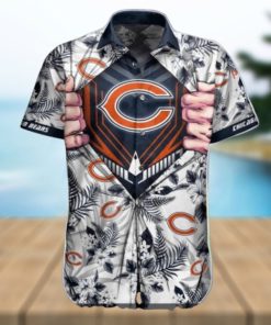 Casual Short Style Chicago Bears Hawaiian Shirt Football Apparel