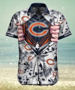 Casual Short Style Chicago Bears Hawaiian Shirt Football Apparel