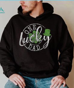 Caterpillar One Lucky Dad Funny Irish Clovers St Patrick's Day T shirt