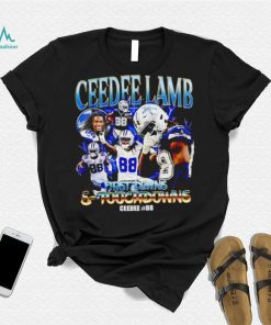 Ceedee Lamb Dallas Cowboys first downs and touchdowns Ceedee #88 vintage shirt