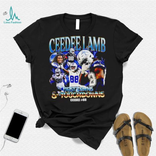 Ceedee Lamb Dallas Cowboys first downs and touchdowns Ceedee #88 vintage shirt