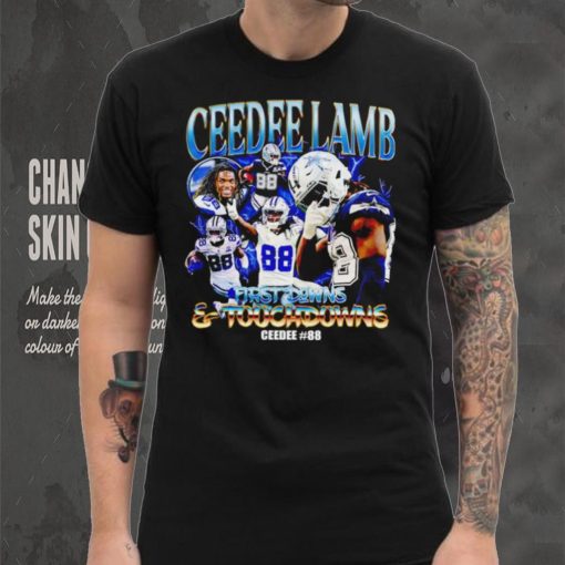 Ceedee Lamb Dallas Cowboys first downs and touchdowns Ceedee #88 vintage shirt