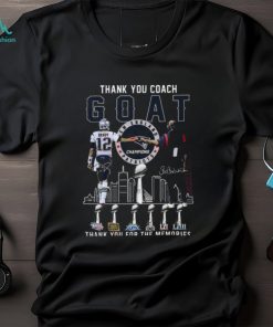Celebrate Greatness with Our Exclusive Patriots Champions T Shirt! Thank You GOAT Bill Belichick And Brady New England Patriots Champions T Shirt