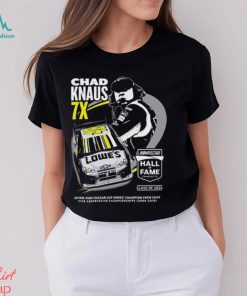 Chad knaus checkered flag sports nascar hall of fame class of 2024 shirt