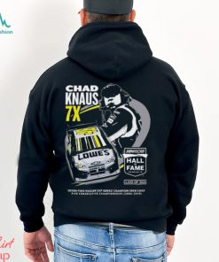 Chad knaus checkered flag sports nascar hall of fame class of 2024 shirt