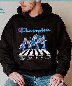 Champion Detroit Lions Abbey Road David Montgomery Jahmyr Gibbs Alex Anzalone signatures shirt