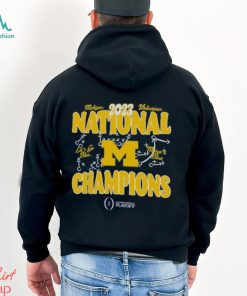 Champion Navy Michigan Wolverines College Football Playoff 2023 National Champions T Shirt
