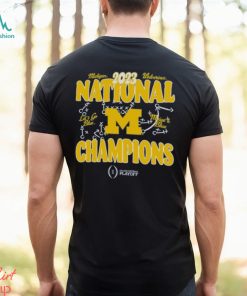Champion Navy Michigan Wolverines College Football Playoff 2023 National Champions T Shirt