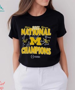 Champion Navy Michigan Wolverines College Football Playoff 2023 National Champions T Shirt