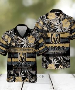 Champs Vegas Golden Knights NHL Hawaiian Shirt Gift For Hockey Fans