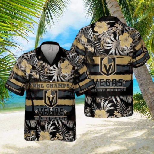 Champs Vegas Golden Knights NHL Hawaiian Shirt Gift For Hockey Fans