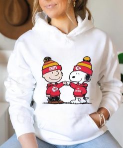 Charlie Brown And Snoopy Wear Kansas City Chiefs Shirt