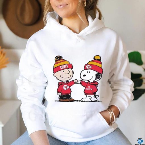 Charlie Brown And Snoopy Wear Kansas City Chiefs Shirt