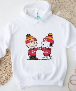 Charlie Brown And Snoopy Wear Kansas City Chiefs Shirt