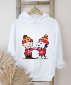 Charlie Brown And Snoopy Wear Kansas City Chiefs Shirt