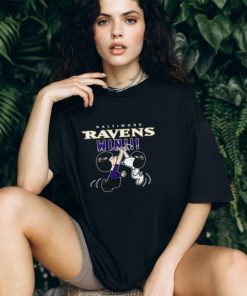 Charlie Snoopy High Five Baltimore Ravens Win Shirt