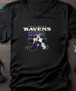 Charlie Snoopy High Five Baltimore Ravens Win Shirt