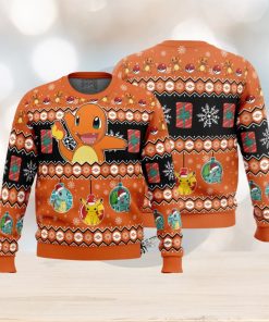 Charmander I Choose You Pokemon Ugly Christmas Sweater