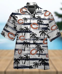 Chicago Bears Aloha Spirit Short Sleeve Tropical Hawaiian Shirt Design