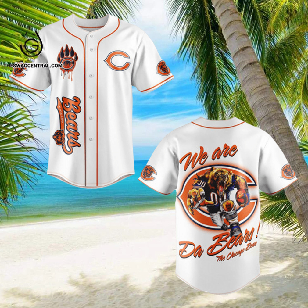Chicago Bears Classic All Over Print Baseball Jersey Chicago Bears Classic All Over Print Baseball Jersey